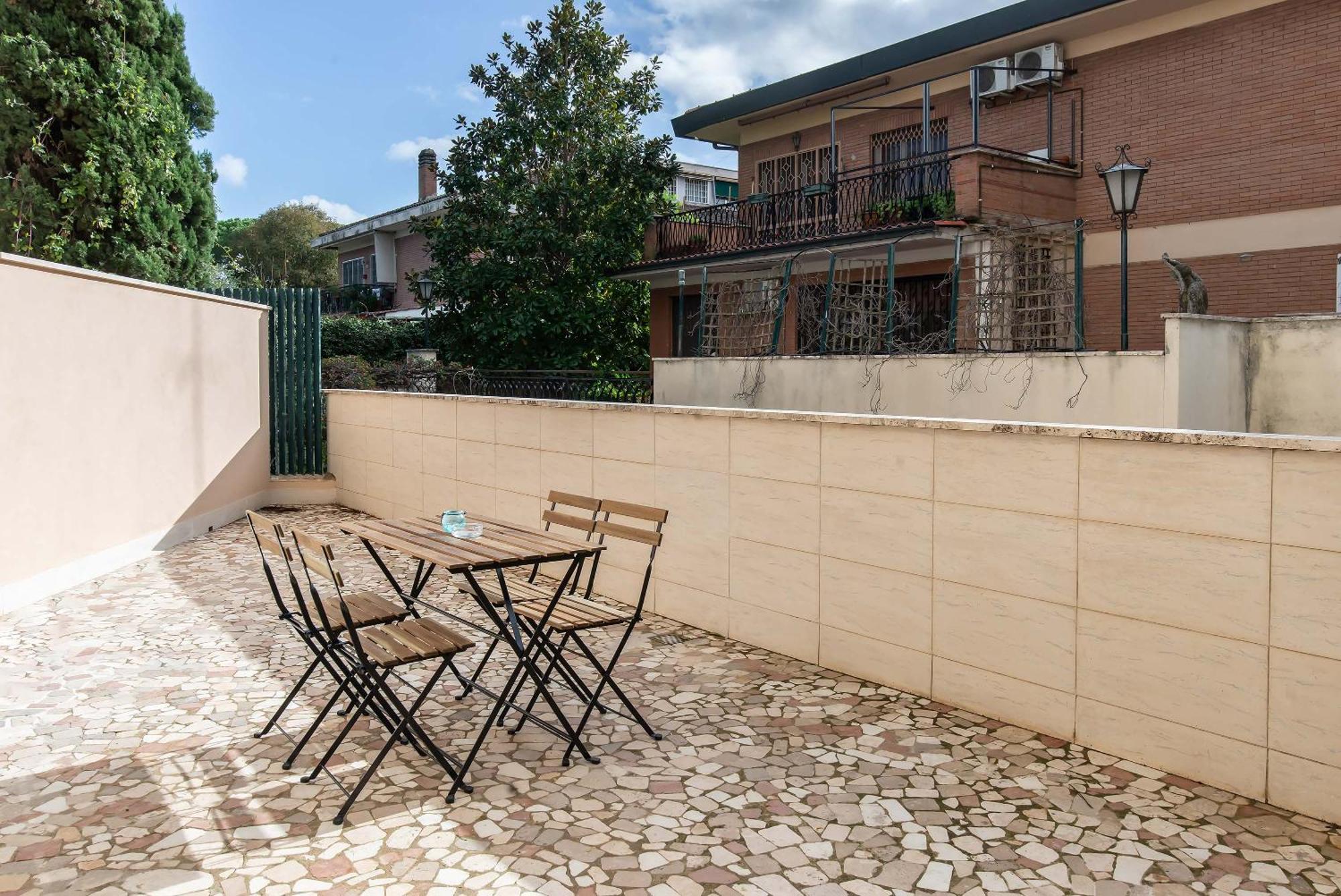 Appartamenti Tre Fontane โรม ภายนอก รูปภาพ